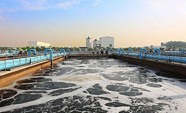 某工业园区污水处理现场