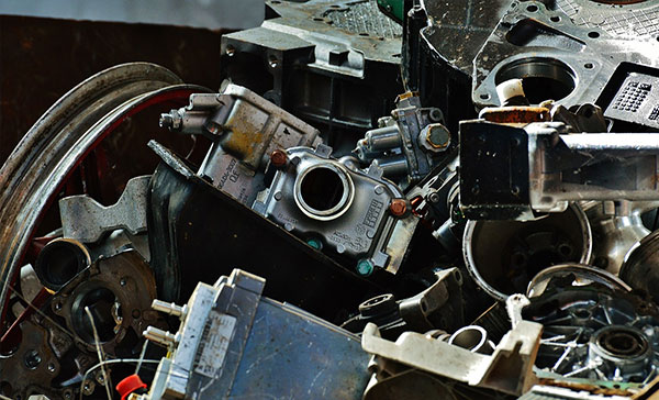 某企业固废处理现场图