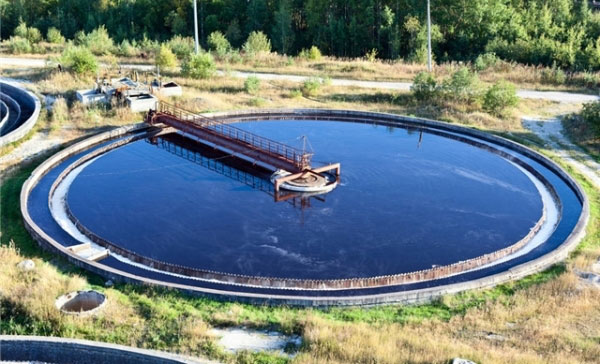 某企业污水处理现场